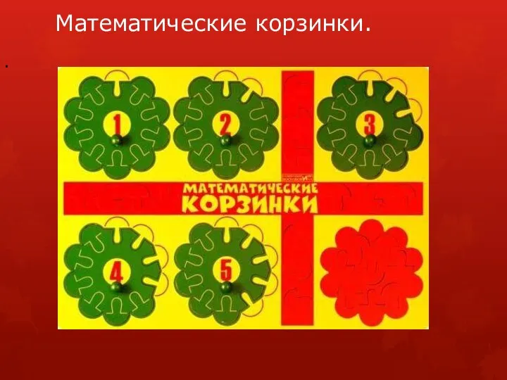 Математические корзинки. .