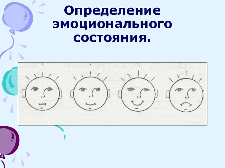 Определение эмоционального состояния.