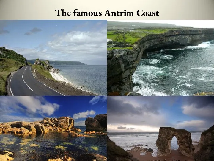 The famous Antrim Coast