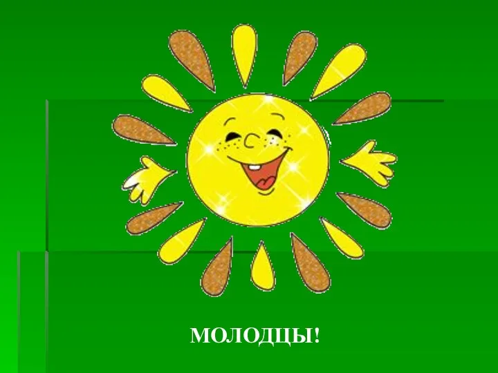 МОЛОДЦЫ!