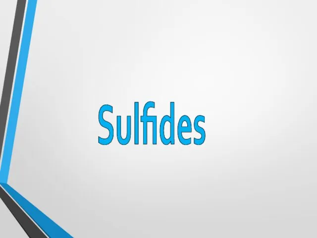 Sulfides