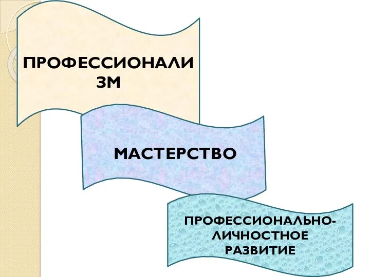 ПРОФЕССИОНАЛИЗМ МАСТЕРСТВО ПРОФЕССИОНАЛЬНО-ЛИЧНОСТНОЕ РАЗВИТИЕ