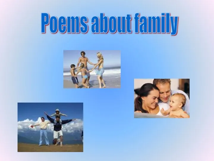 Poems about family