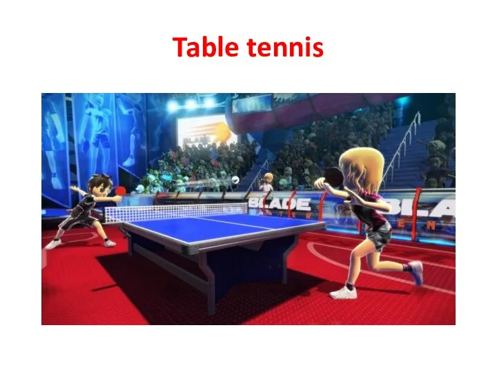 Table tennis