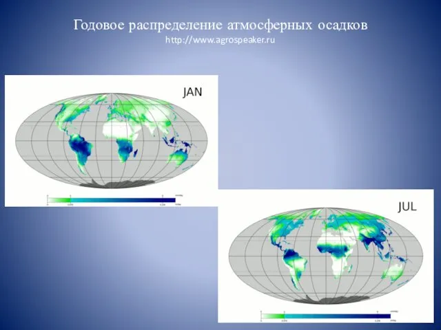 Годовое распределение атмосферных осадков http://www.agrospeaker.ru
