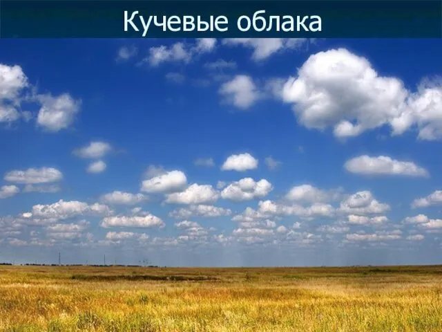 Кучевые облака