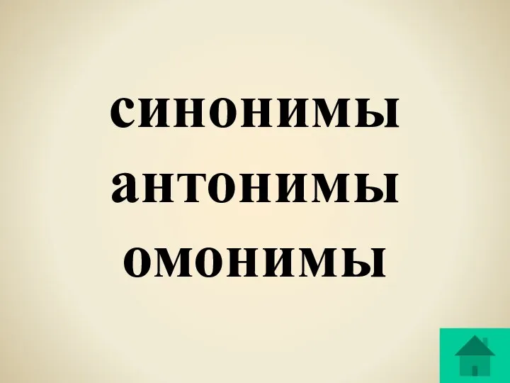 синонимы антонимы омонимы