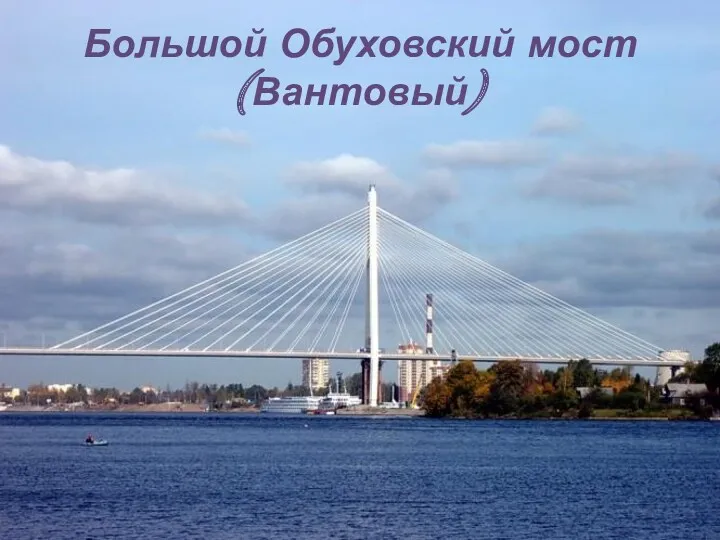 Большой Обуховский мост (Вантовый)