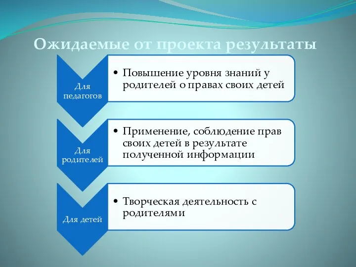 Ожидаемые от проекта результаты