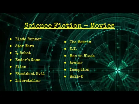 Science Fiction - Movies Blade Runner Star Wars I, Robot