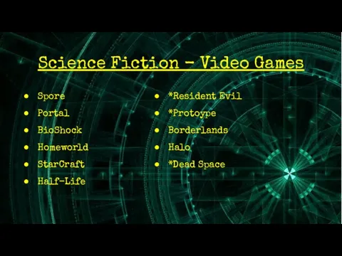 Science Fiction - Video Games Spore Portal BioShock Homeworld StarCraft
