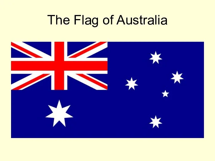 The Flag of Australia