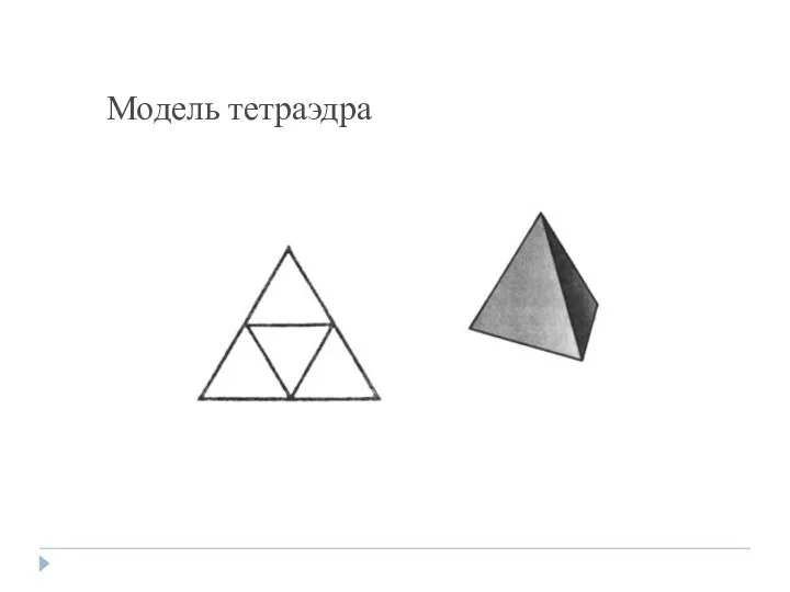 Модель тетраэдра