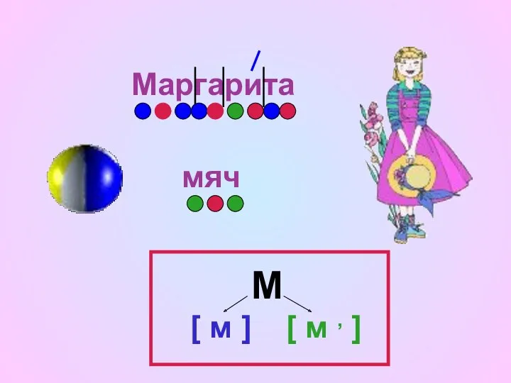 Маргарита мяч М [ м ] [ м , ]