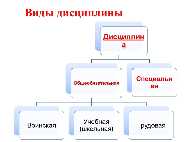 Виды дисциплины