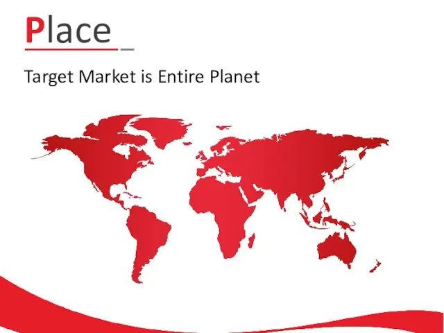 Place Target Market is Entire Planet