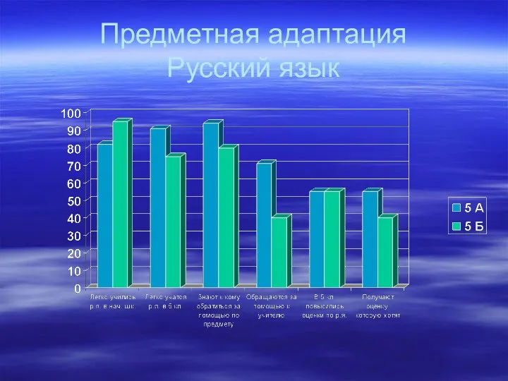 Предметная адаптация Русский язык