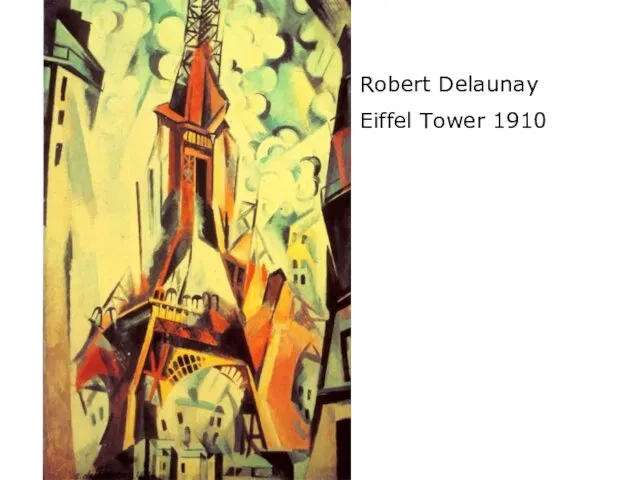 Robert Delaunay Eiffel Tower 1910