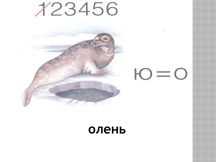 олень