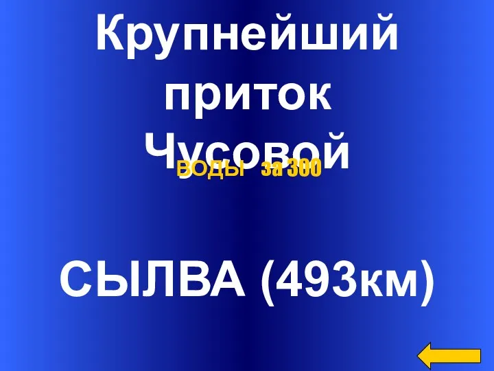 Крупнейший приток Чусовой СЫЛВА (493км) ВОДЫ за 300