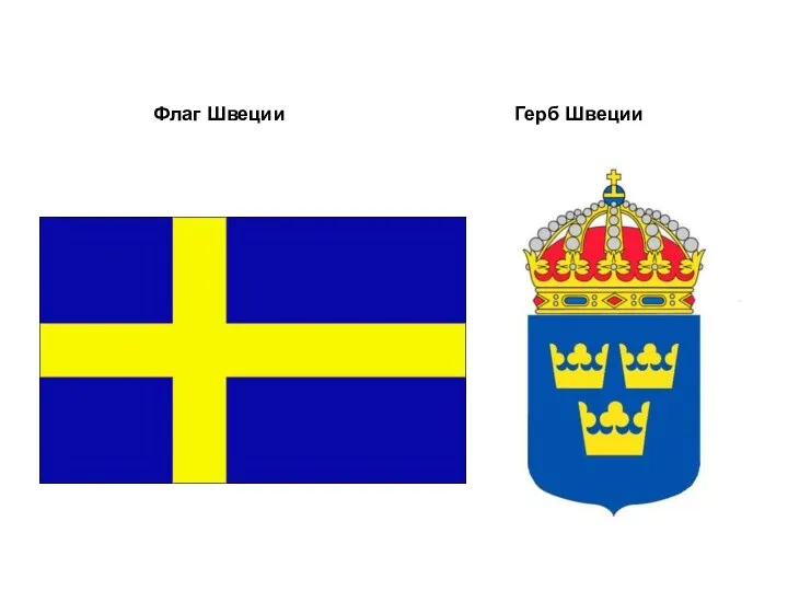 Флаг Швеции Герб Швеции