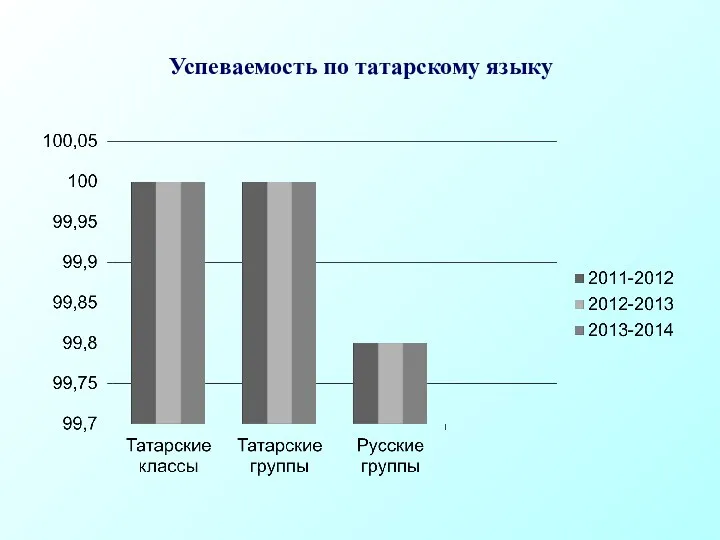 Успеваемость по татарскому языку