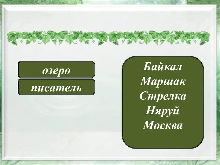 Байкал Маршак Стрелка Няруй Москва озеро писатель