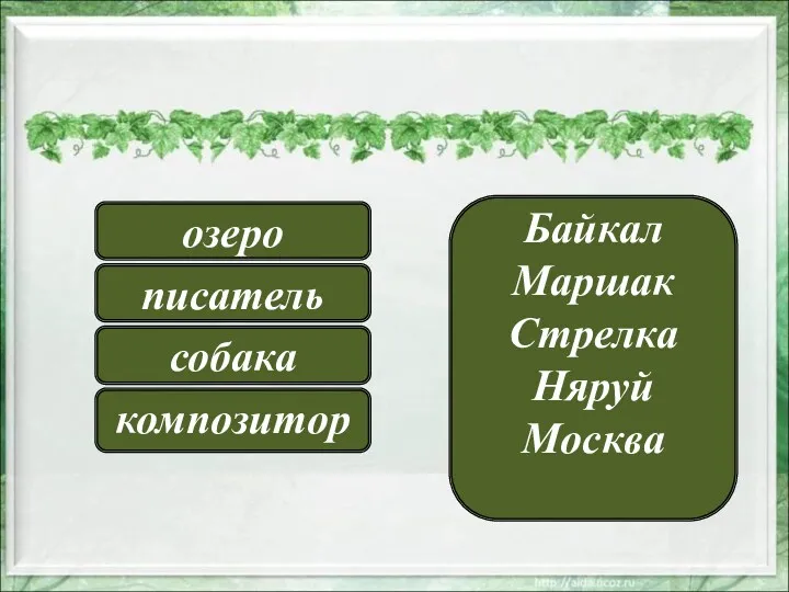 Байкал Маршак Стрелка Няруй Москва озеро писатель композитор собака