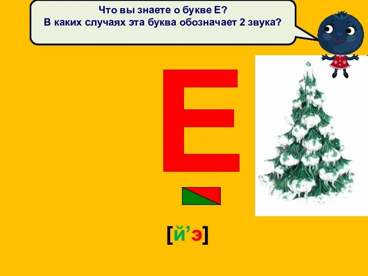 [й’э] Что вы знаете о букве Е? В каких случаях эта буква обозначает 2 звука? Е