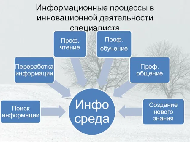 Информационные процессы в инновационной деятельности специалиста