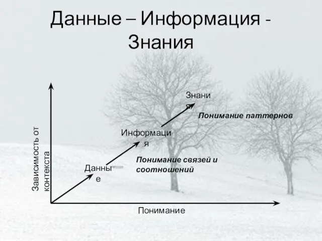 Данные – Информация - Знания