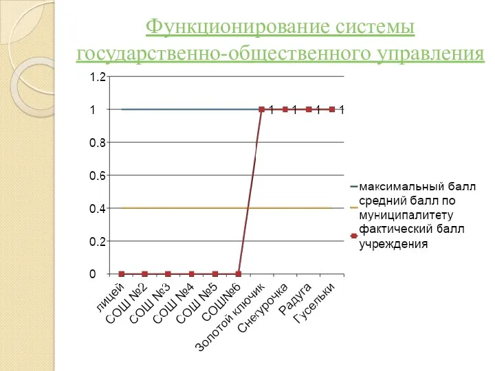 Функционирование системы государственно-общественного управления