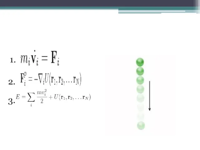 Приклад закон збереження енергії в формулах 1. 2. 3.