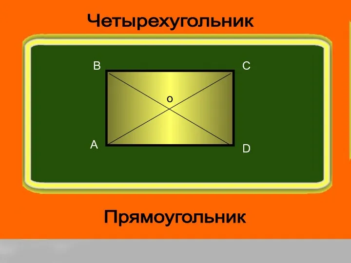 Прямоугольник Четырехугольник о А B D C