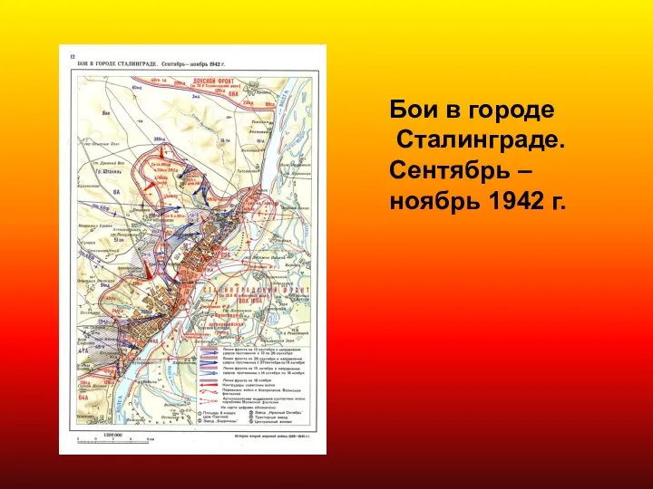 Бои в городе Сталинграде. Сентябрь – ноябрь 1942 г.