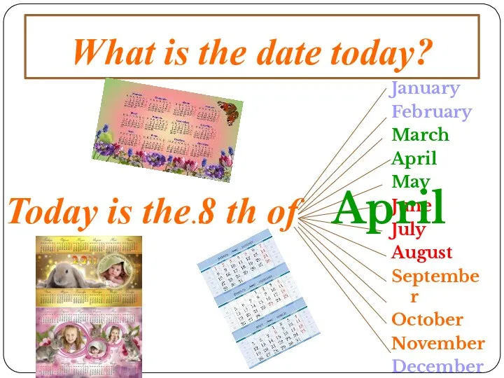 What is the date today? Today is the… of January February March April