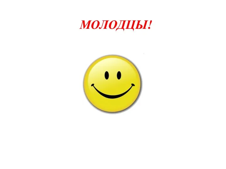 МОЛОДЦЫ!