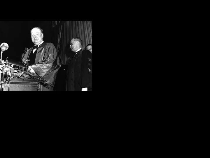 Речь У. Черчилля в Фултоне «Я не верю, что Советская