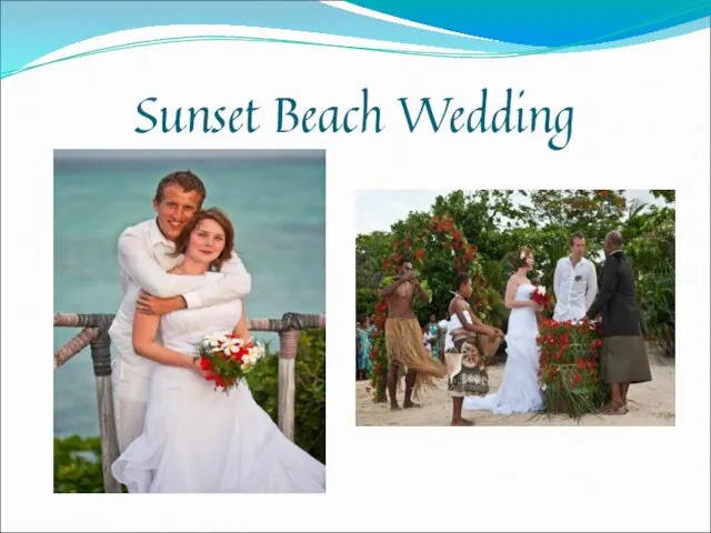 Sunset Beach Wedding