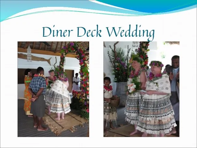 Diner Deck Wedding