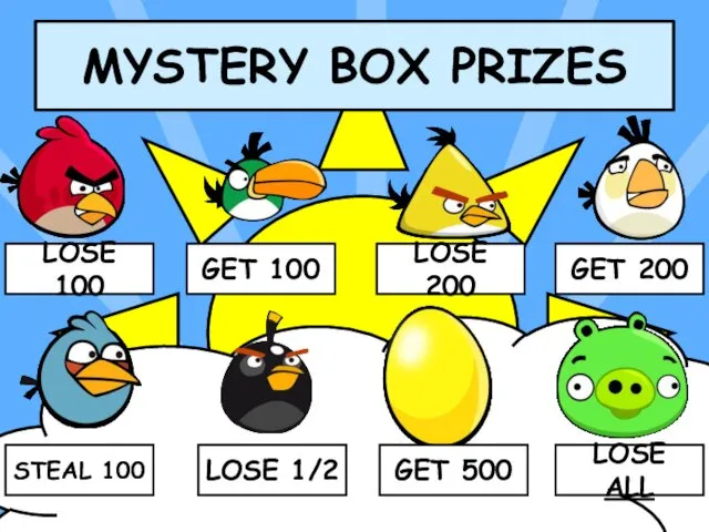 MYSTERY BOX PRIZES