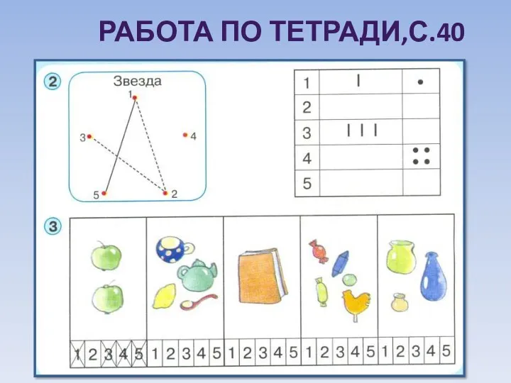 РАБОТА ПО ТЕТРАДИ,С.40