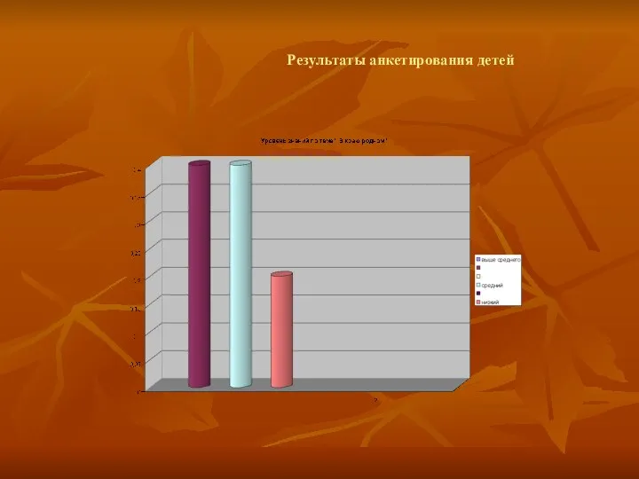 Результаты анкетирования детей