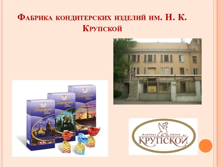 Фабрика кондитерских изделий им. Н. К. Крупской