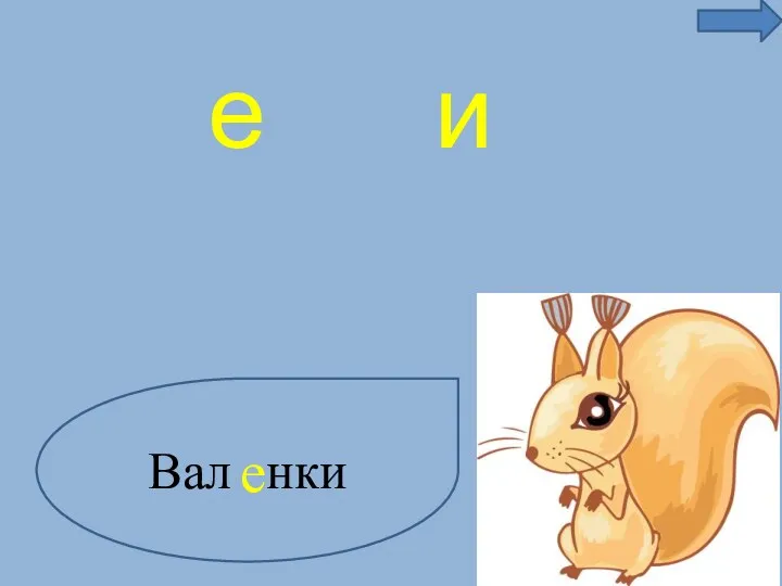 Вал нки е и е