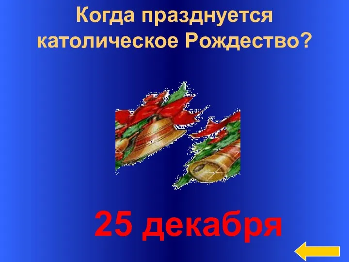 Когда празднуется католическое Рождество? 25 декабря