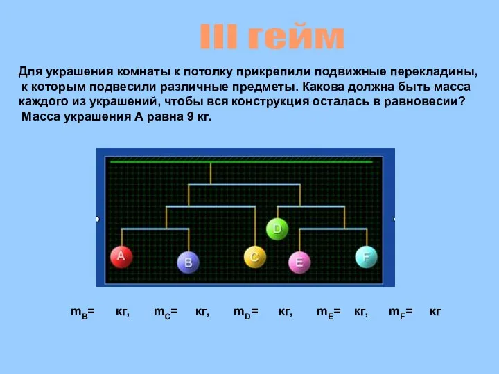 Для украшения комнаты к потолку прикрепили подвижные перекладины, к которым