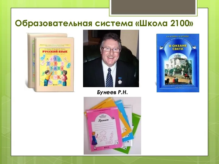 Образовательная система «Школа 2100» Бунеев Р.Н.
