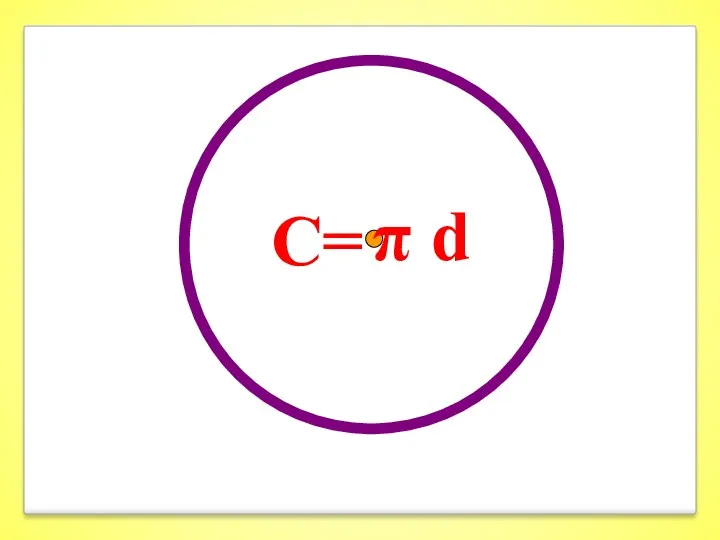 C= π d