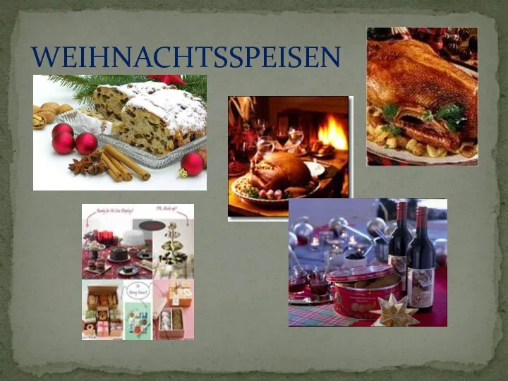 WEIHNACHTSSPEISEN